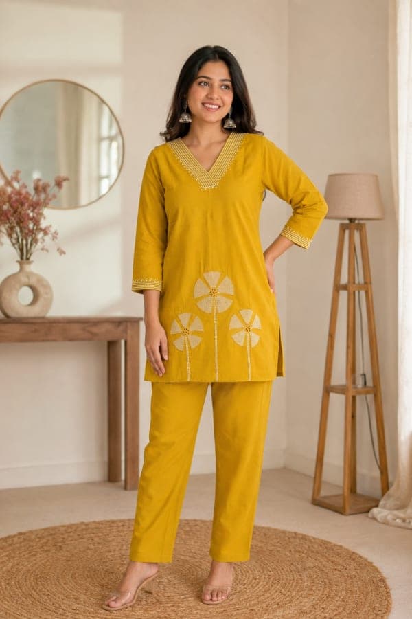 Aavika – Threadwork Co-ord Set